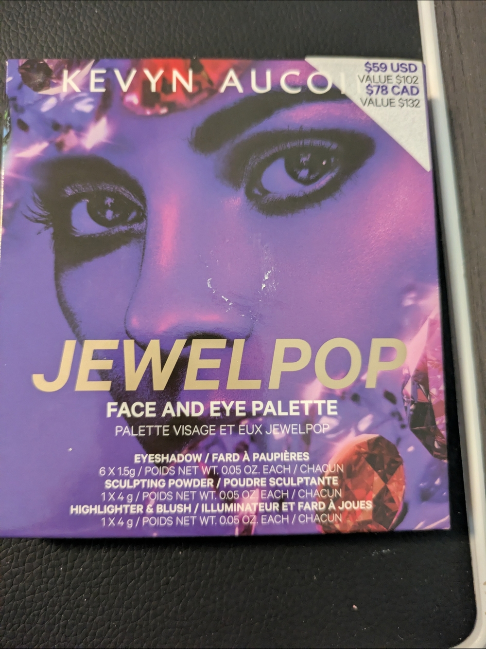 Kevyn Aucoin Jewelpop Face and Eye Palette - Purple